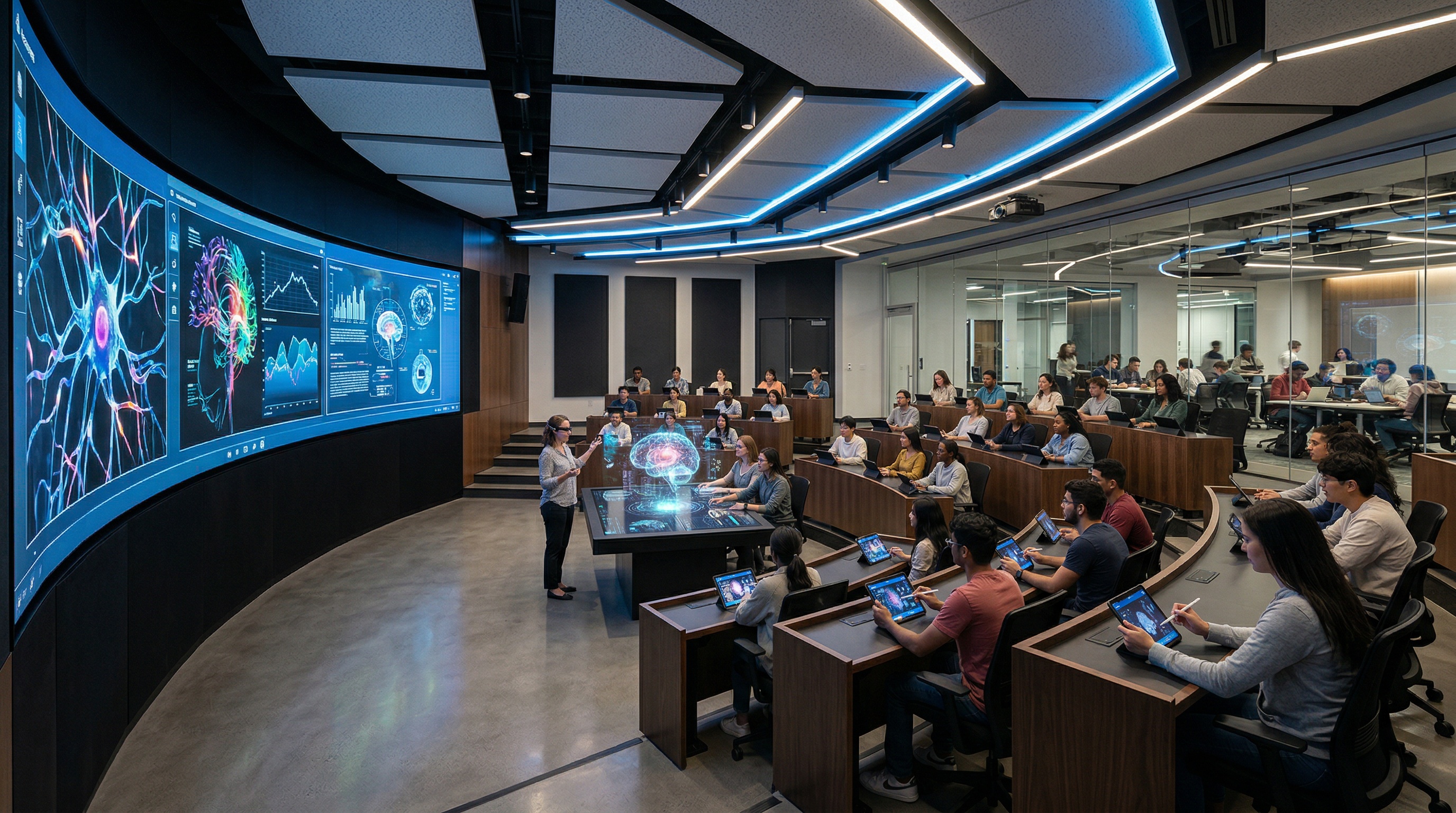 Digital learning environment representing EducationSpace — where learning lives