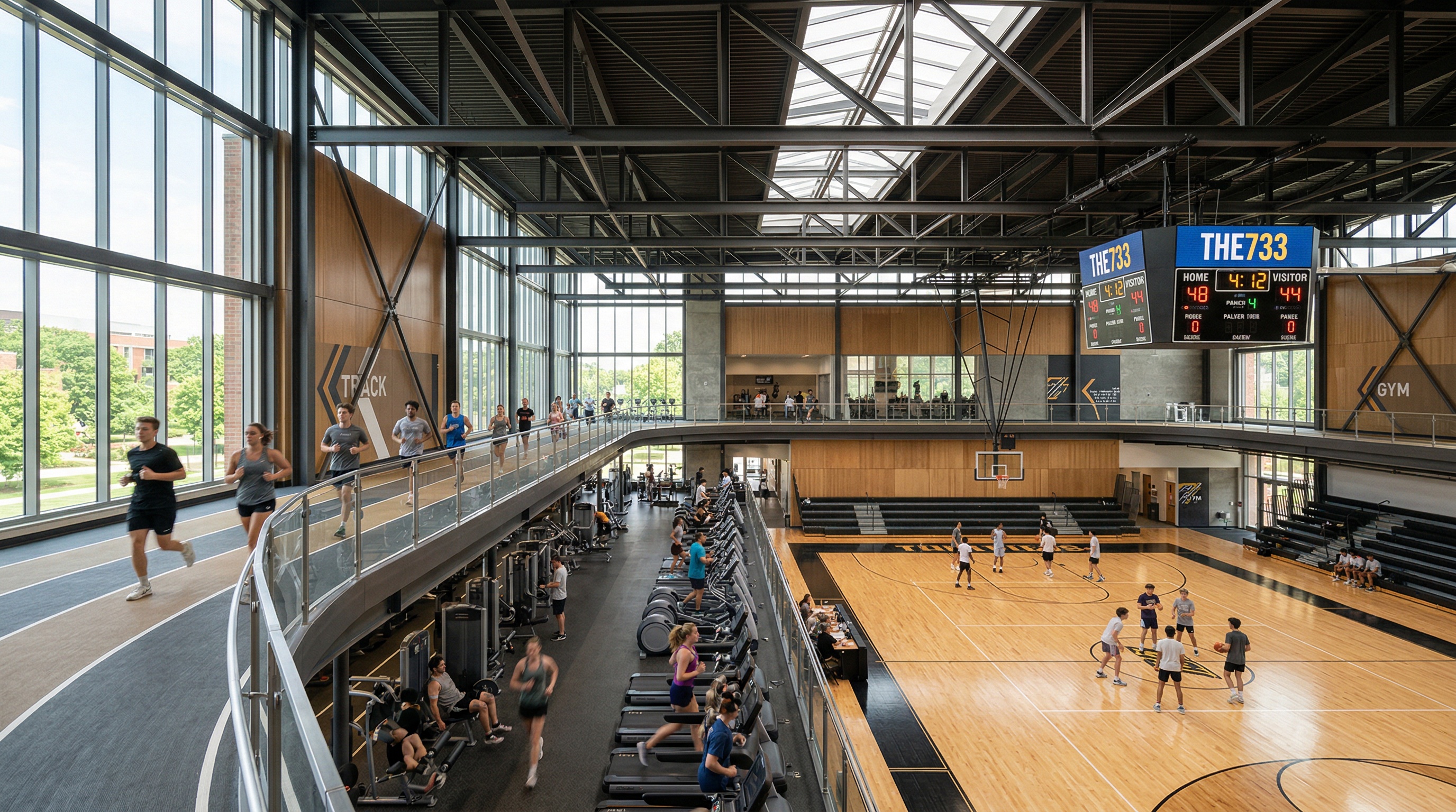 Interior of The733 Athletic Centre — Home of the Zaag Zombies